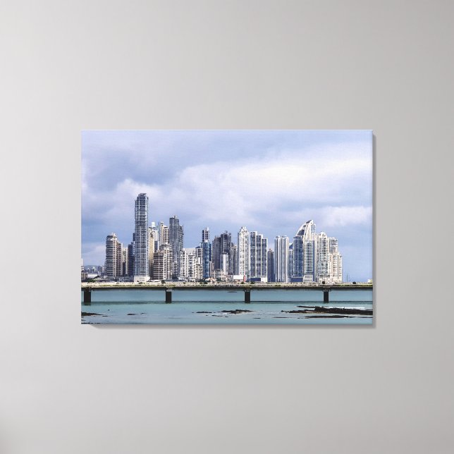 Panama Skyline Leinwanddruck (Vorderseite)