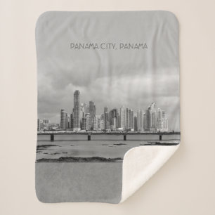 Panama Skyline (Text anpassbar) Sherpadecke
