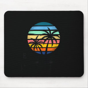 Panama-Stadt Florida Strand Sonnenuntergang Palme Mousepad
