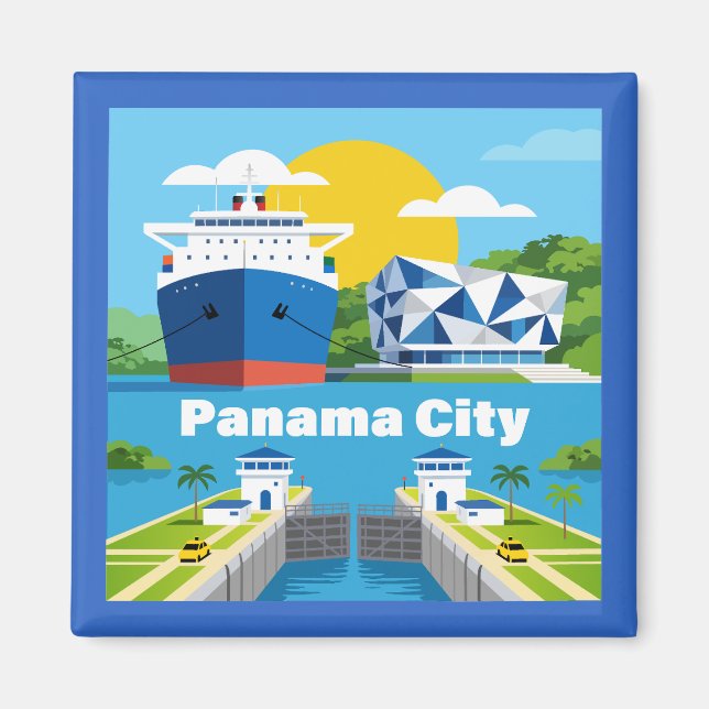 Panama-Stadt Panama Magnet (Vorne)
