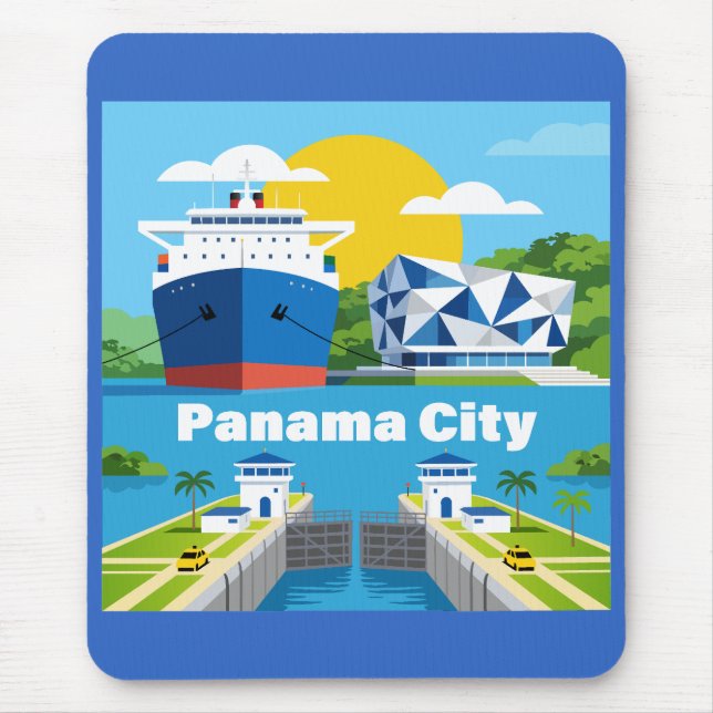 Panama-Stadt Panama Mousepad (Vorne)