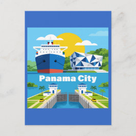 Panama-Stadt Panama Postkarte