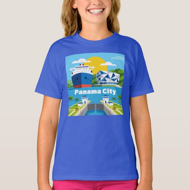 Panama-Stadt Panama T-Shirt (Vorderseite)