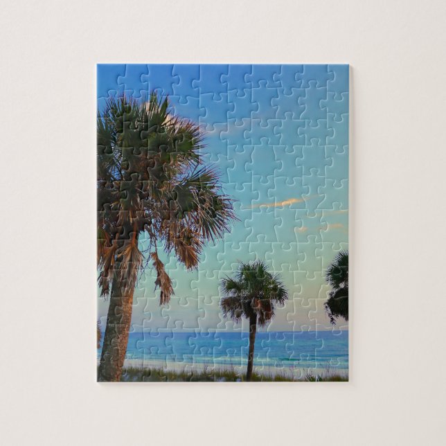 Panama-Stadt Strand, Florida-Palmen Puzzle (Vertikal)