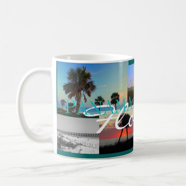 PANAMA-STADT STRAND-FOTO-COLLAGEN-KAFFEE-TASSE KAFFEETASSE (Links)