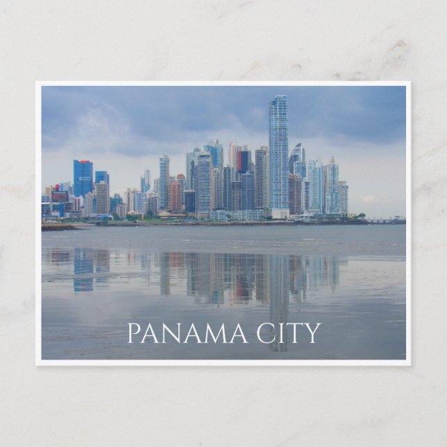 Panama-Stadtreflektionen Postkarte (Vorderseite)