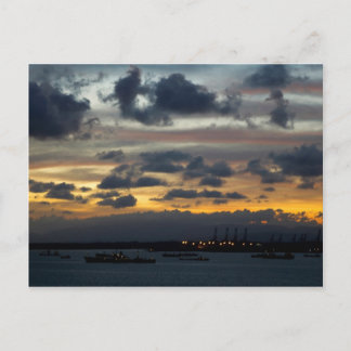 Panama Sunrise 1 Postkarte