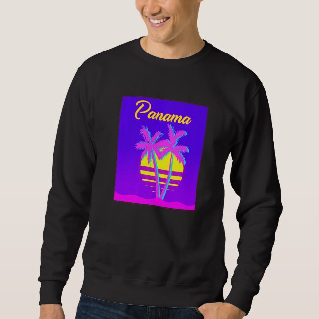 Panama Travel Summer Vacacation Beach Sweatshirt (Vorderseite)