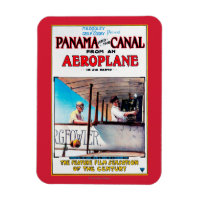 Panama und der Canal Flugzeug Film Promo Poste