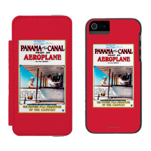 Panama und der Kanal Aeroplan Film Promo Poster Incipio Watson™ iPhone 5 Geldbörsen Hülle