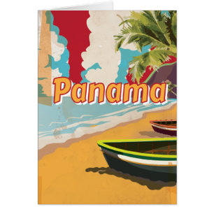 Panama Vintage-Reiseposter