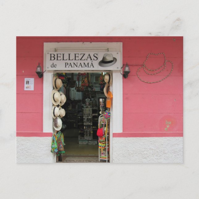 Panamahüte Postkarte (Vorderseite)