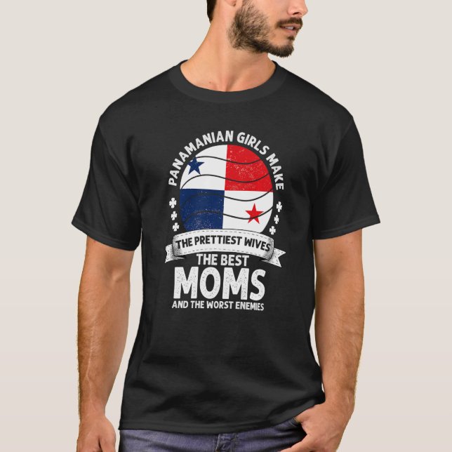 Panamaische Mama Mütter Day Mama Panamaisch Amerik T-Shirt (Vorderseite)