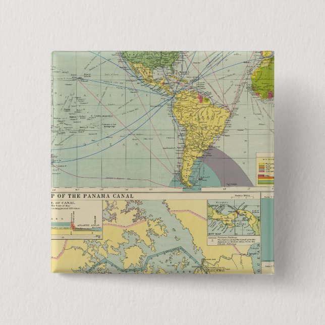 Panamakanal Button (Vorderseite)