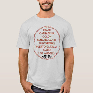 Panamakanal erste Durchfahrt T-Shirt