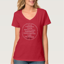 Panamakanal erste Durchfahrt T-Shirt