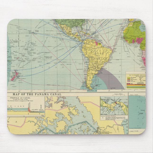 Panamakanal Mousepad (Vorne)