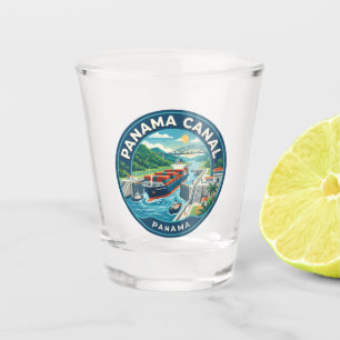 Panamakanal Panama Schnapsglas