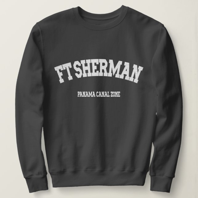 Panamakanal Zone: Ft. Sherman Sweatshirt (Design vorne)