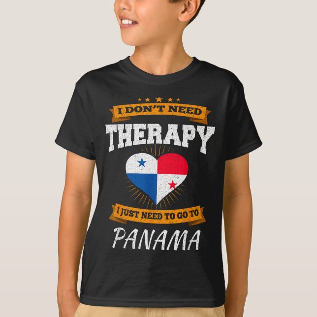 Panamanian Flag I Panama Flag I Vacation Panama  T-Shirt (Vorderseite)