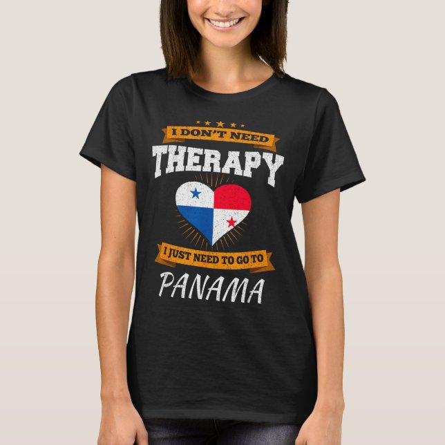Panamanian Flag I Panama Flag I Vacation Panama  T-Shirt (Vorderseite)