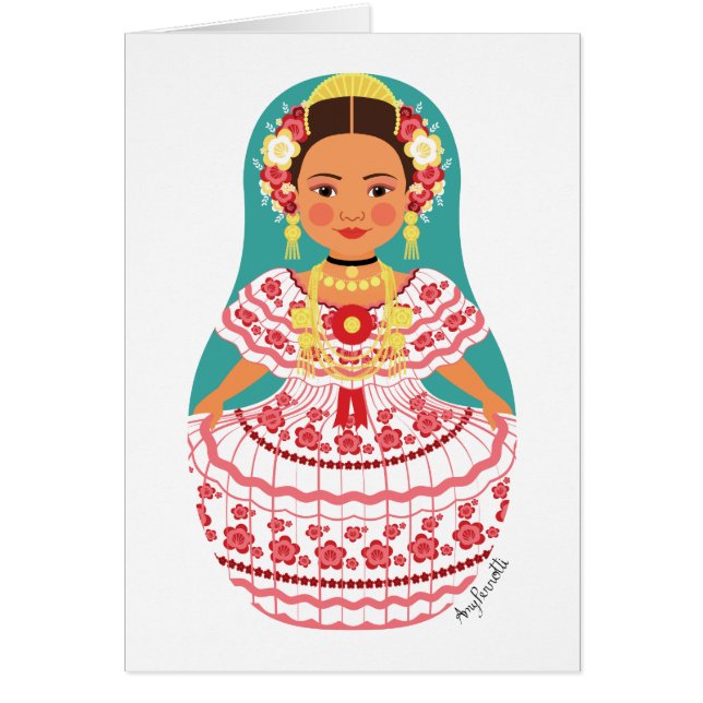 Panamanian Matryoshka Card (Vorne)
