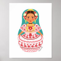 Panamanian Matryoshka Poster