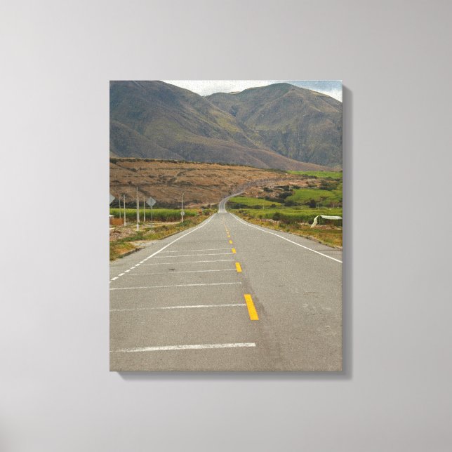 Panamerican Highway, Ecuador Leinwanddruck (Vorderseite)
