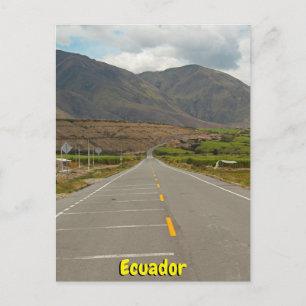 Panamerican Highway, Ecuador Postkarte