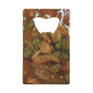 Panang Thai Curry [พ ะ น ง] ... Thailand Street Fo Kreditkartenflaschenöffner