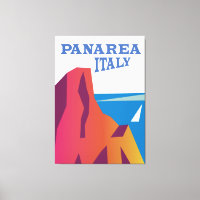 Panarea Italien Vintages Segel-Poster