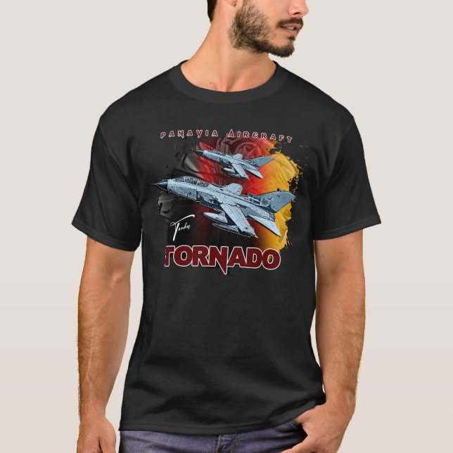 Panavia Tornado Europäisches Militärjets-Flugzeug T-Shirt (Vorderseite)
