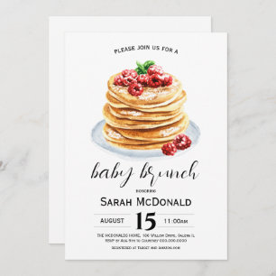 Pancake Baby Brunch Einladung
