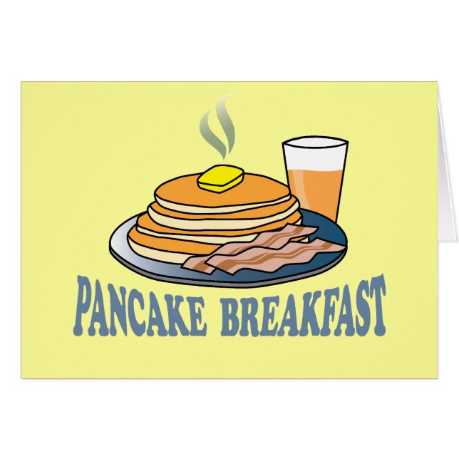 Pancake Bacon Juice Fundraiser (Vorderseite (Horizontal))
