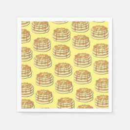 Pancake Birthday Party Flapjack Niedliche Kinder Serviette