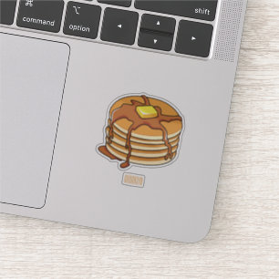 Pancake Cartoon Aufkleber