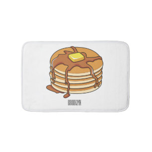 Pancake Cartoon Badematte