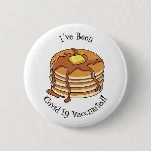Pancake Cartoon Button