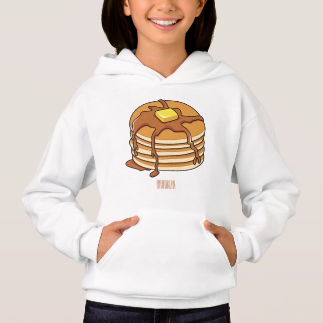 Pancake Cartoon Hoodie (Vorderseite)