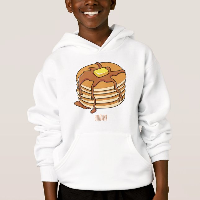 Pancake Cartoon Hoodie (Vorderseite)