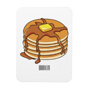 Pancake Cartoon Magnet