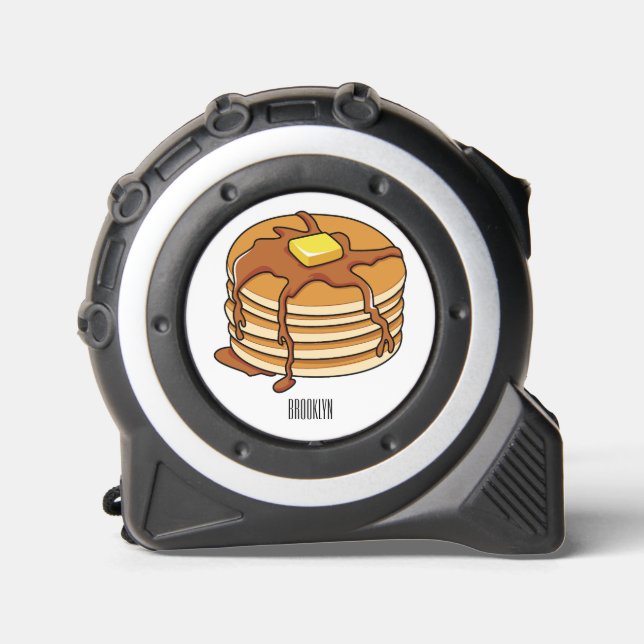 Pancake Cartoon Maßband (Vorderseite)