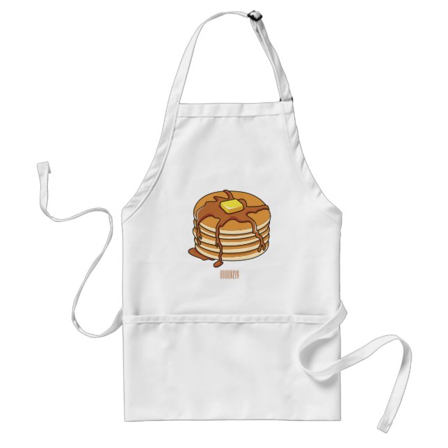 Pancake Cartoon Schürze (Vorne)