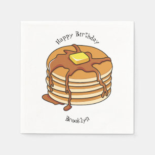 Pancake Cartoon Serviette