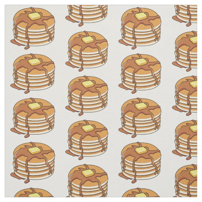 Pancake Cartoon Stoff (Muster)