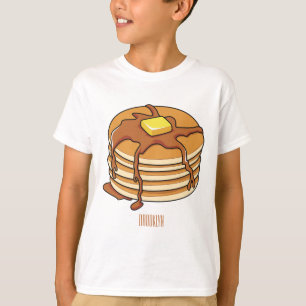 Pancake Cartoon T-Shirt