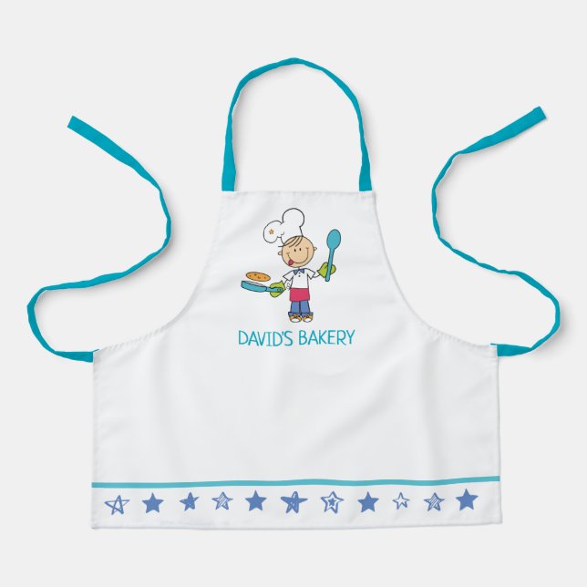 Pancake Chef Kids Apron Schürze (Vorderseite)