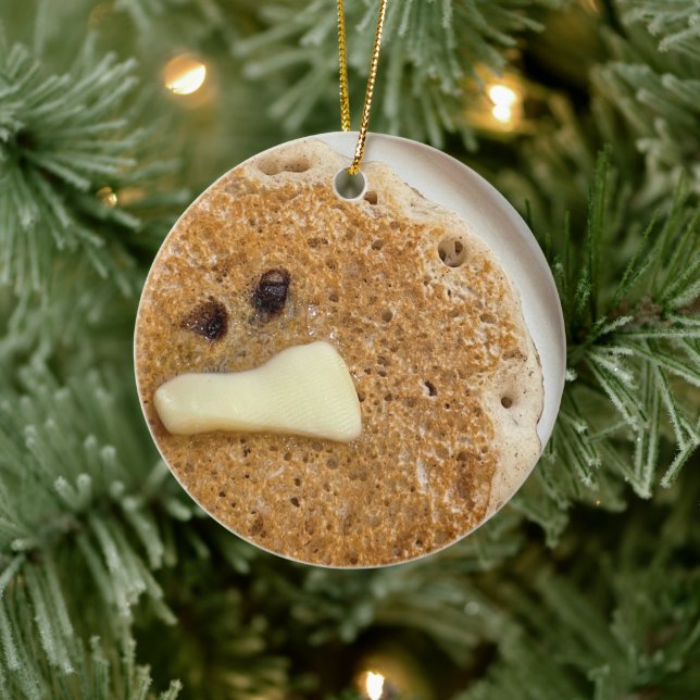 Pancake Foto Ceramic Ornament (Baum)