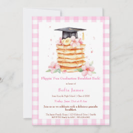 Pancake Graduation Breakfast Celebration Einladung