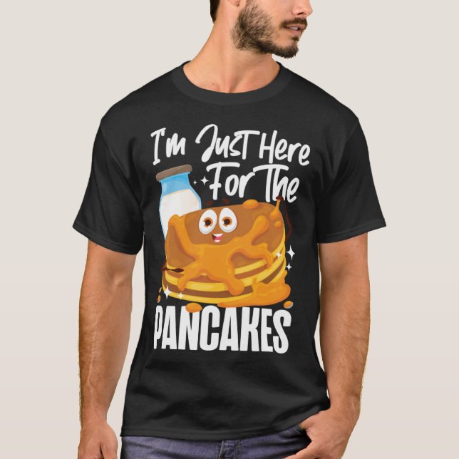 Pancake Kinder bin ich nur hier für die Pfannkuche T-Shirt (Vorderseite)